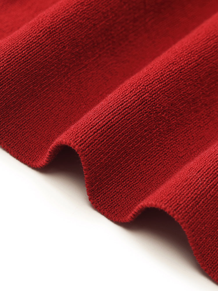 Tencel-İpek Karışımlı Dantelli Gül Düğmeli Kadın Triko Üst