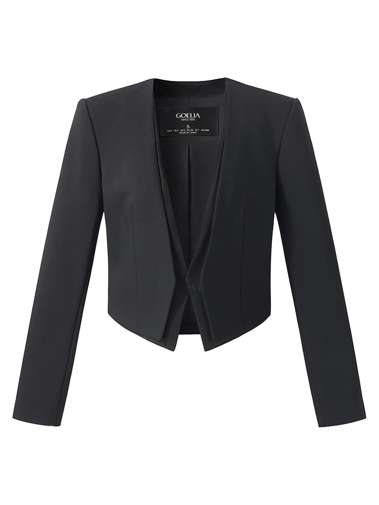 Yün Çift Kat Kadın Blazer