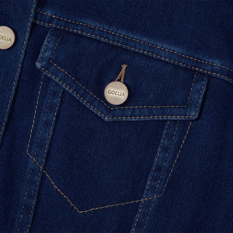 Kemerli Denim Mini Elbise