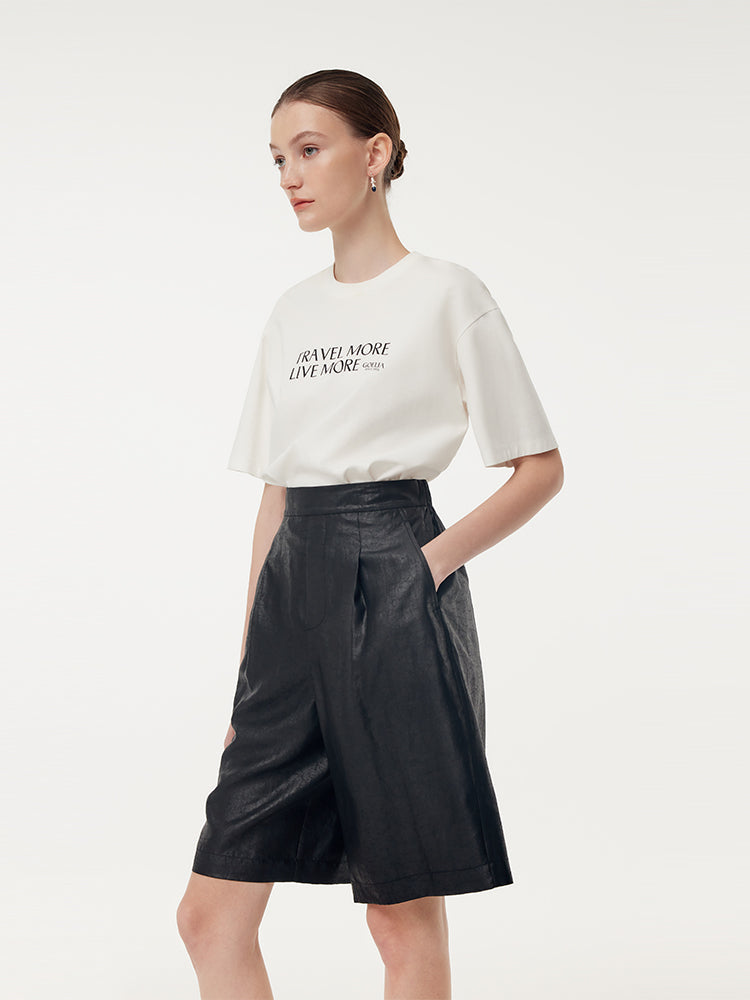 Xiang Yun İpek Unisex Diz Boyu Şort