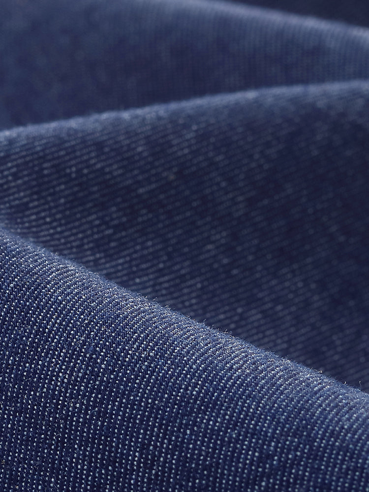 Lyocell Denim A-Line Kadın Midi Yelek Elbise