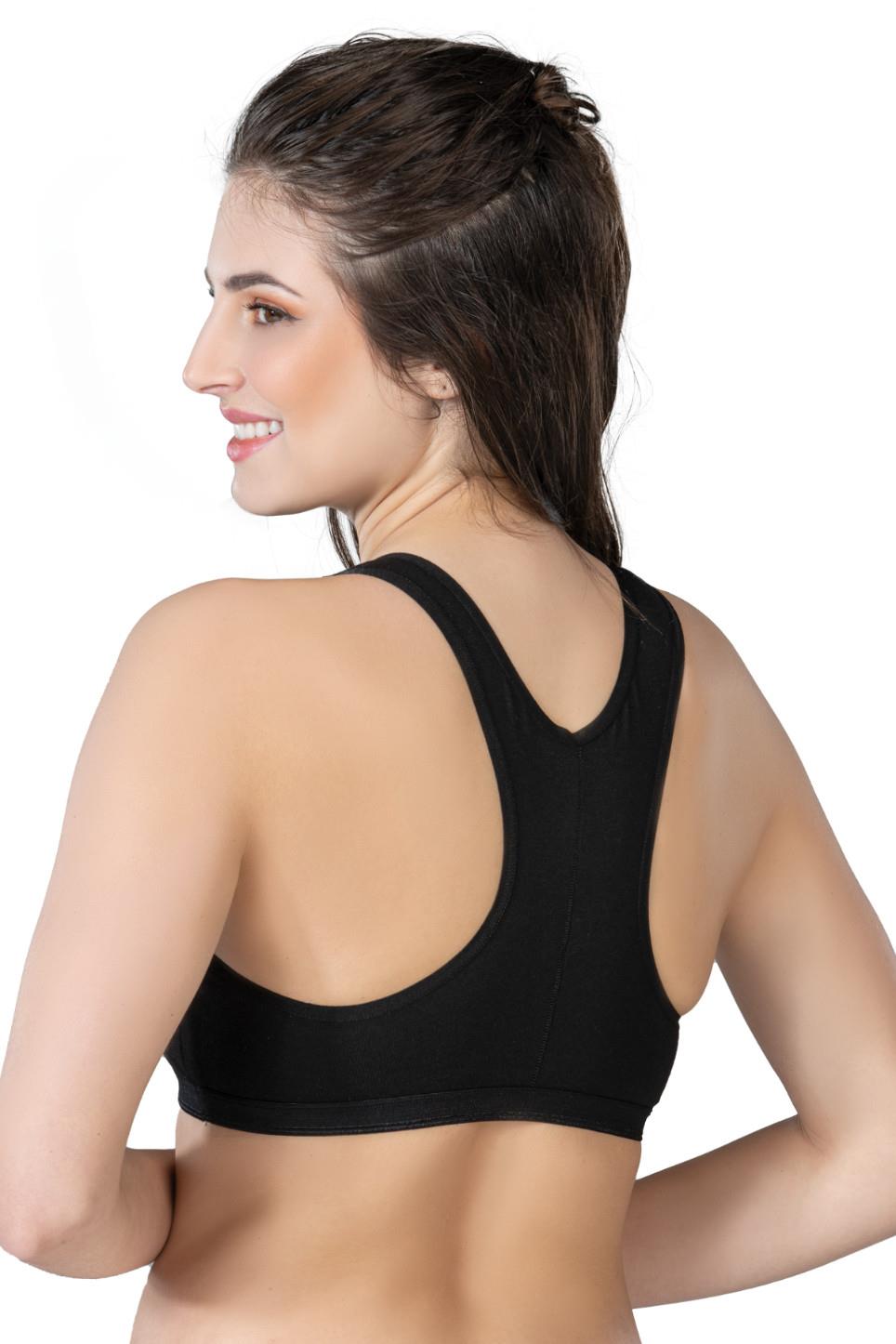 SİYAH DesBerries 1424 Modal Cotton Sporcu Büstiyer