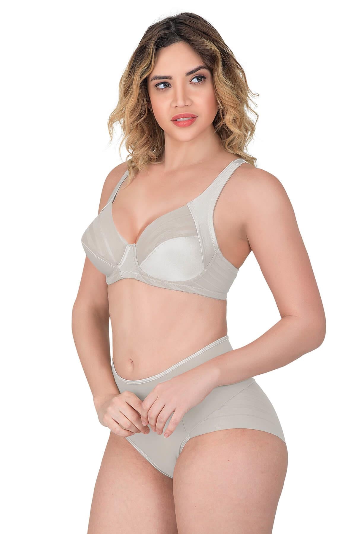 EKRU DesBerries 183 B Yan Destekli Toparlayıcı Balenli Sütyen