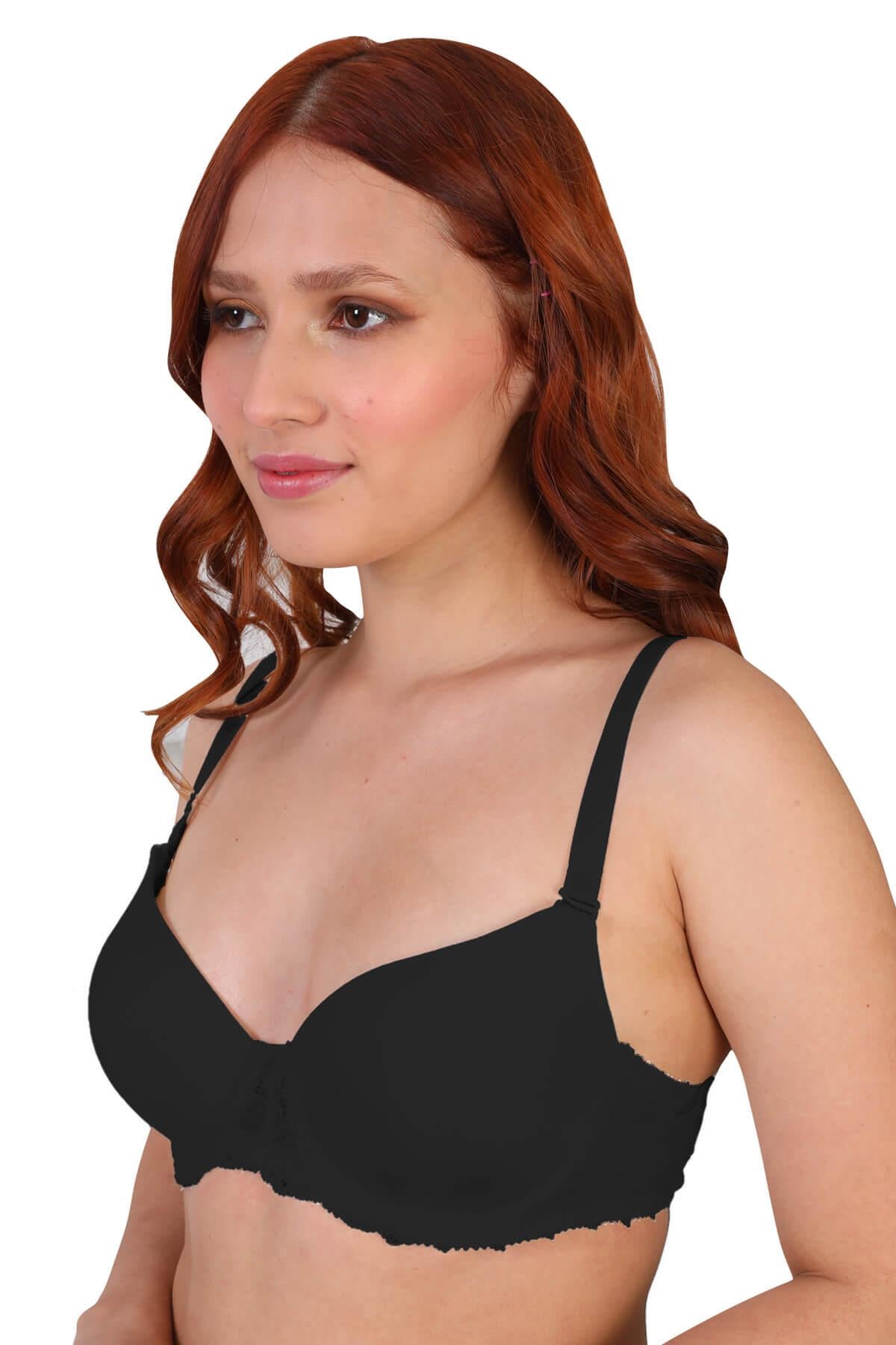 SİYAH 189D Pedli Dantelli Balenli Sütyen