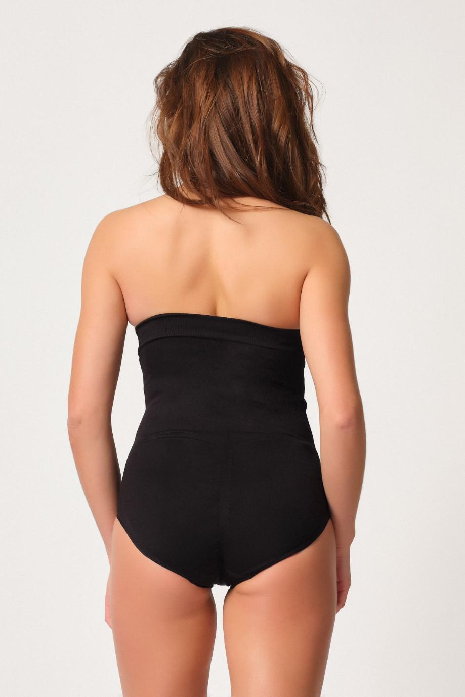 SİYAH DesBerries 2088 Önden Agraflı Slip Korse