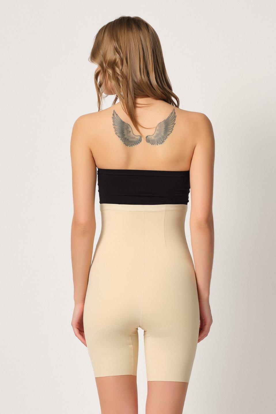 TEN DesBerries 2832 Yüksek Bel Balen Destekli Agraflı Lazer Korse