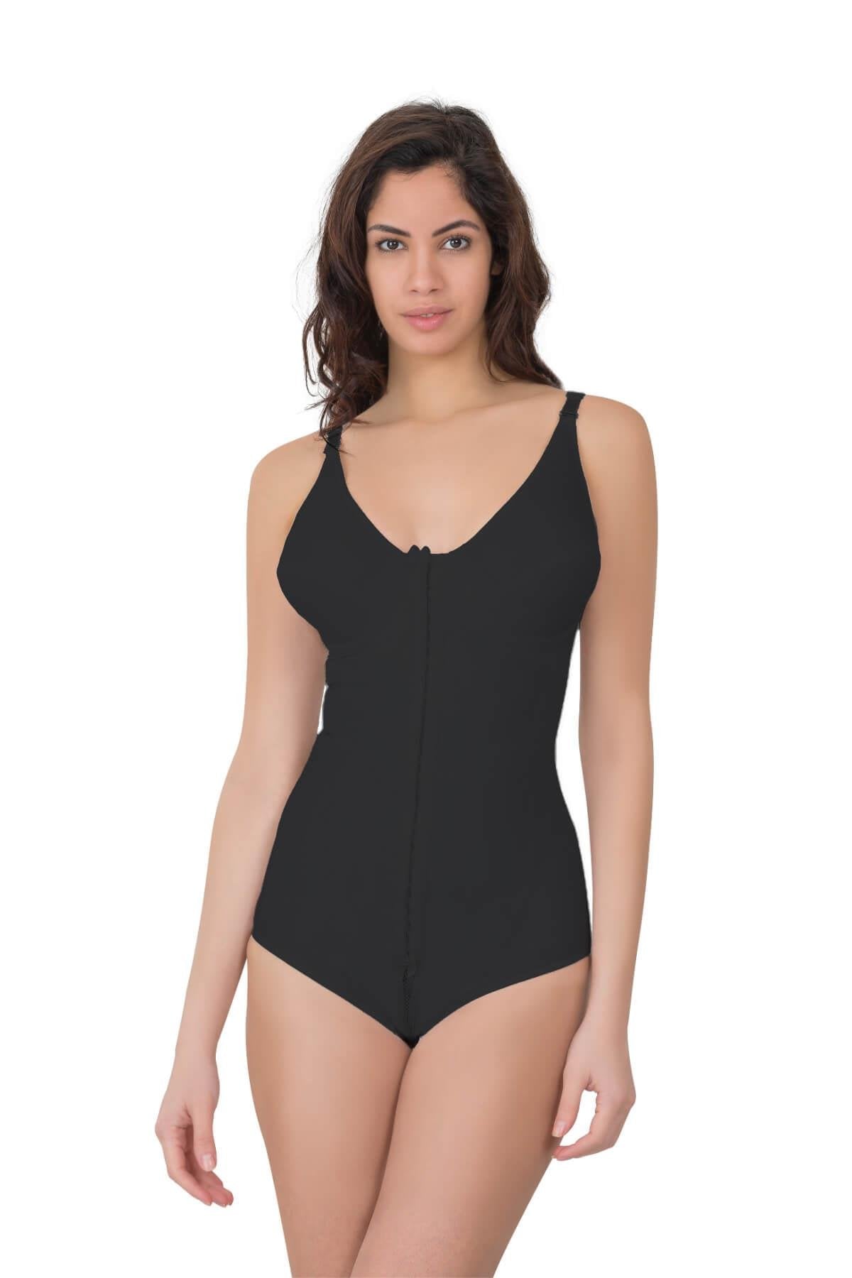 SİYAH DesBerries 2871 Balenli Agraflı Toparlayıcı Boy Korse