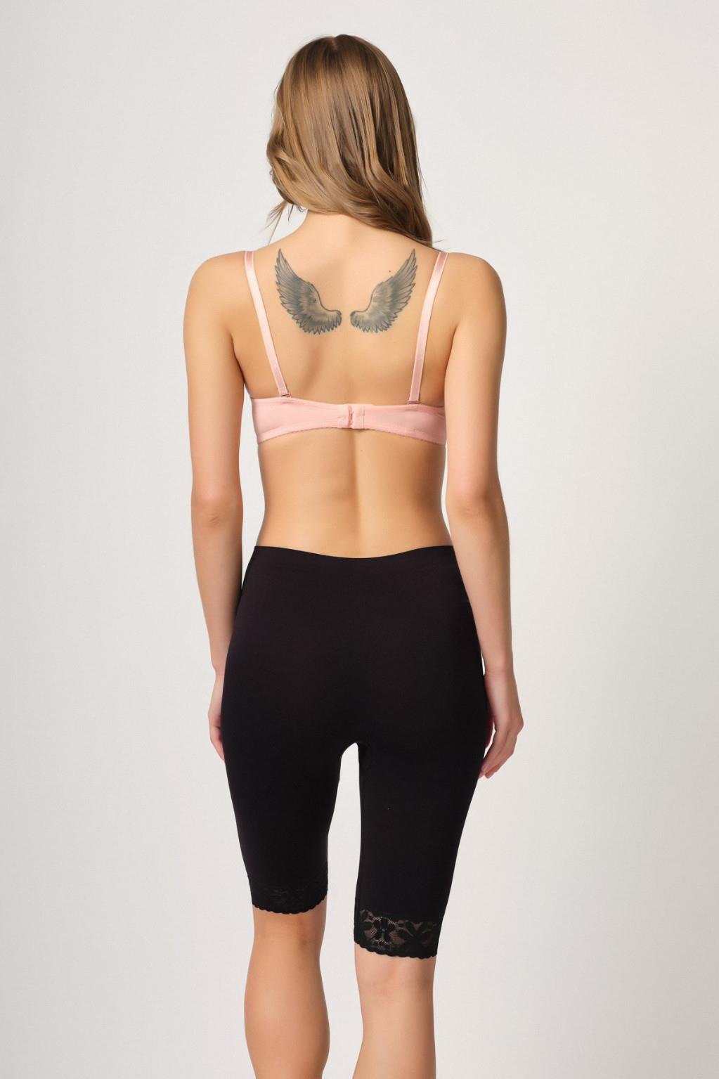 SİYAH DesBerries 3004 Soft Uzun Paça Dantel Boxer