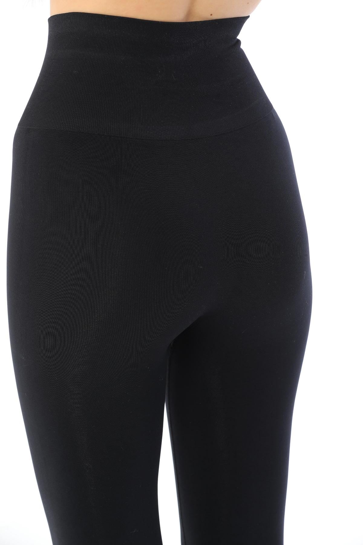SİYAH 3905 Yüksek Bel Toparlayıcı Tayt