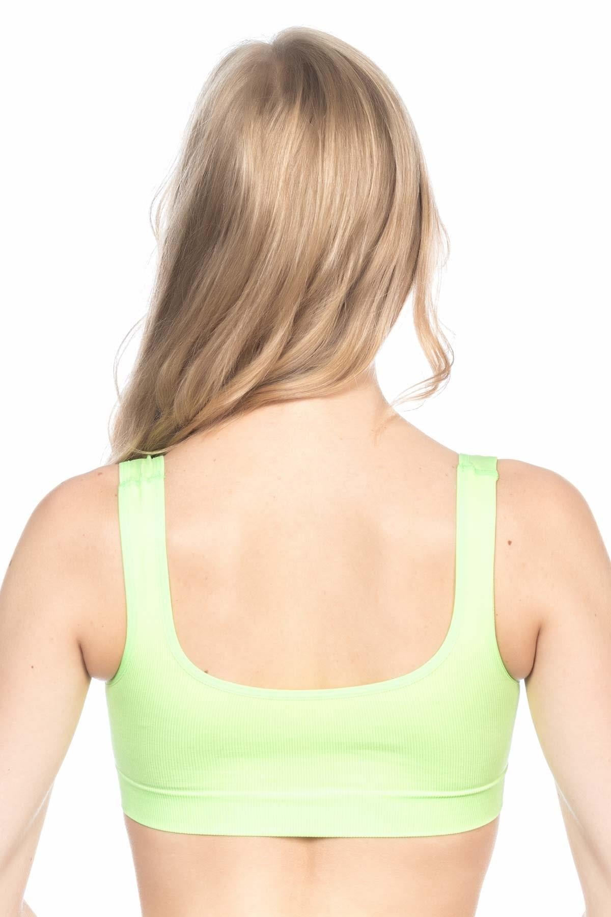 YEŞİL DesBerries 4005 Soft Kalın Askı Büstiyer