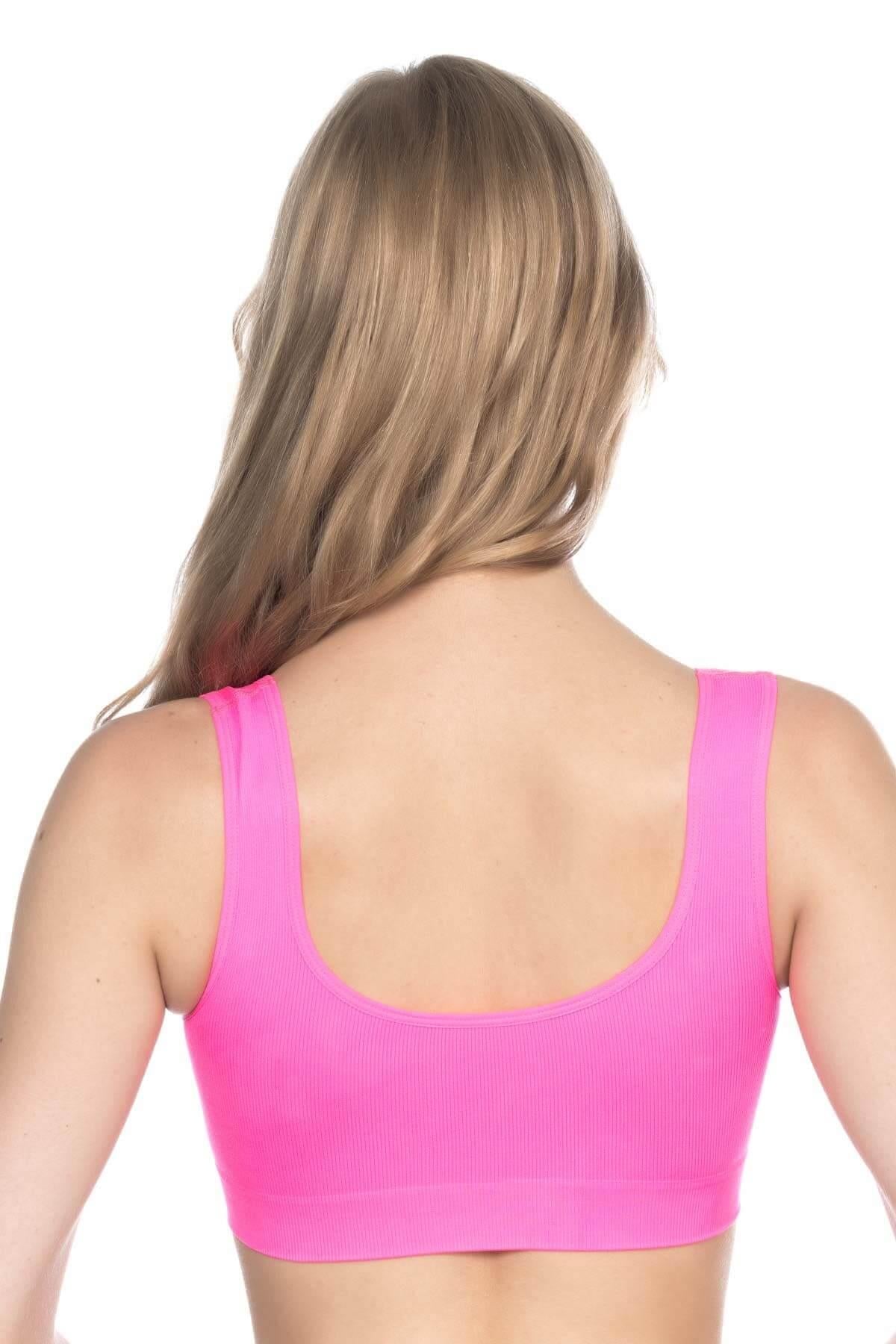 NEON FUŞYA DesBerries 4005 Soft Kalın Askı Büstiyer