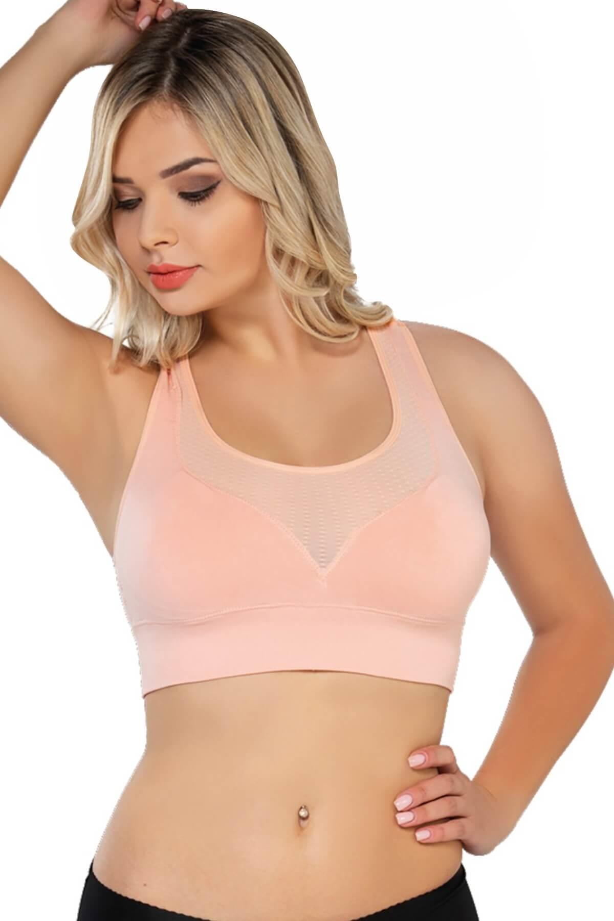 PUDRA DesBerries 4027 Seamless Tül Pedli Toparlayıcı Büstiyer