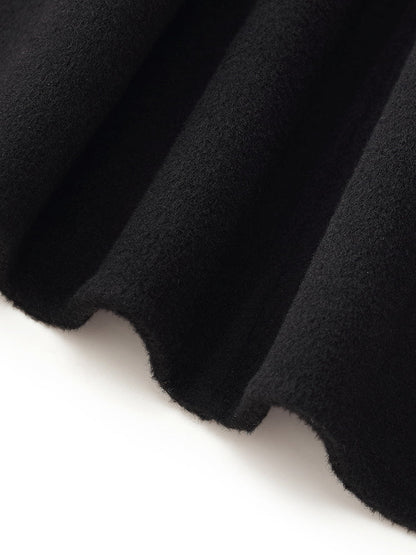 Kaşmir Ve Yün Unisex Wrap Kaban