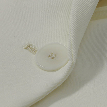 Yıkanabilir Kamgarn Yün Blazer