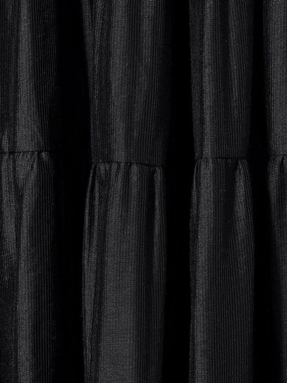 Tencel Kadın Katlı Maxi Etek