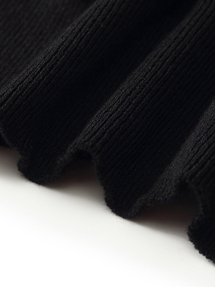 Tencel Soğuk Omuzlu Beli Büzgülü Kadın Triko Üst
