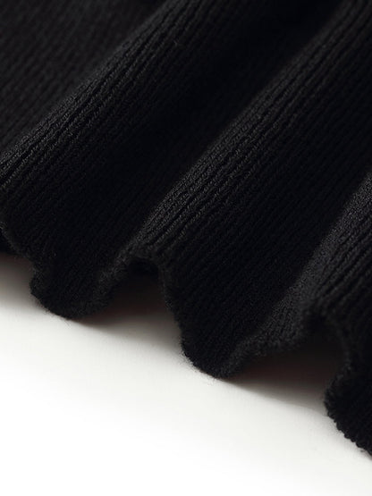 Tencel Soğuk Omuzlu Beli Büzgülü Kadın Triko Üst