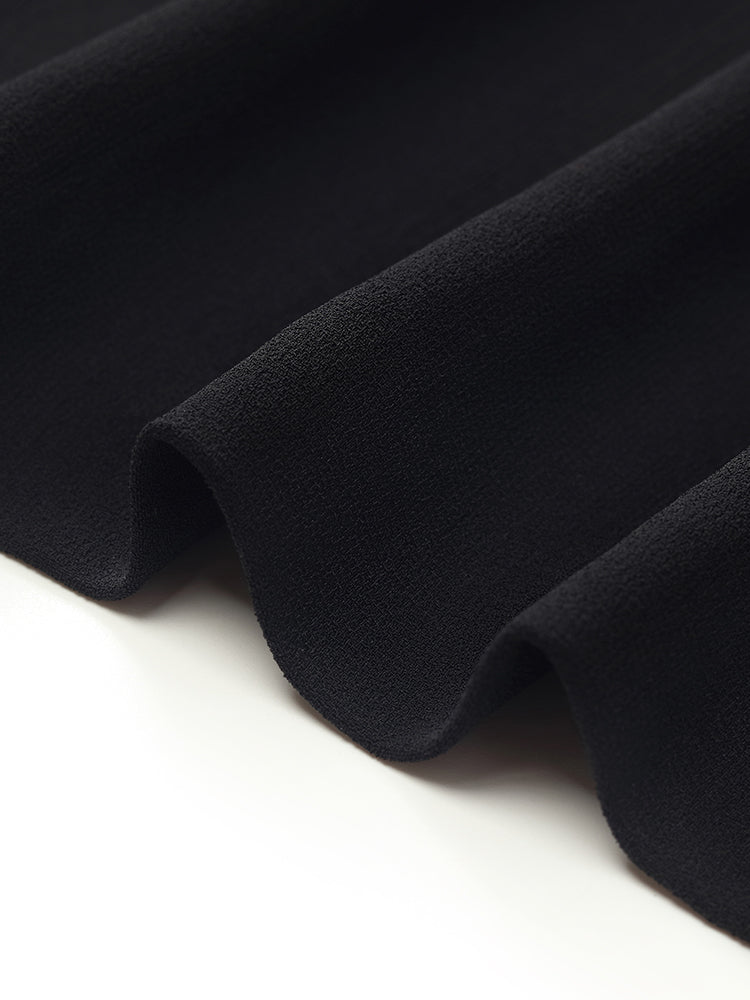 Triasetat 3/4 Kollu İpli Kemerli Kadın Blazer