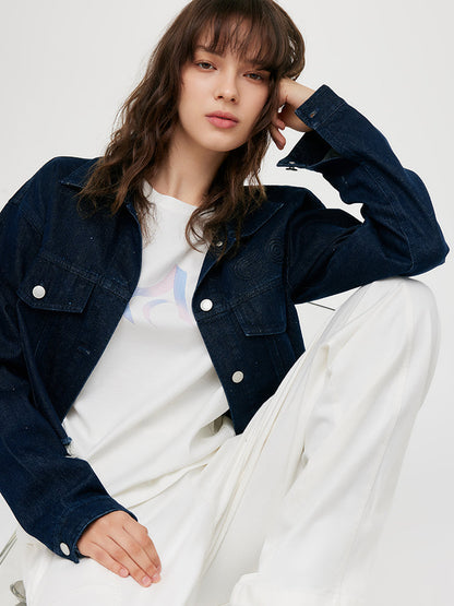 Goelıa X Chrıstıne Phung Kısa Denim Ceket