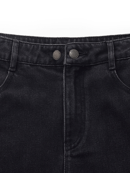 Denim Ayarlanabilir Bel Kadın Palazzo Jeans