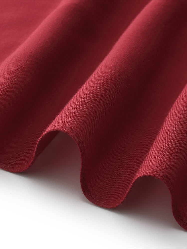 Tencel Kadın Katlı Yelek Midi Elbise Slip Elbise Ve Kemerli