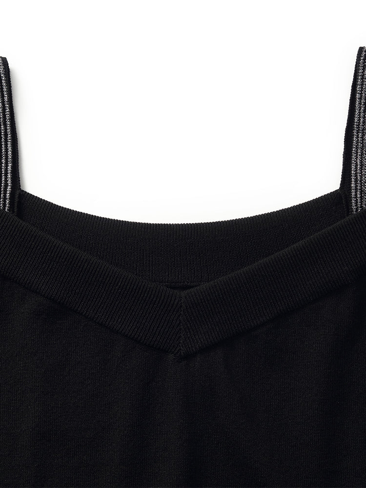Tencel Soğuk Omuzlu Beli Büzgülü Kadın Triko Üst