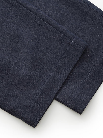 Denim Ayarlanabilir Bel Kadın Düz Paça Kot