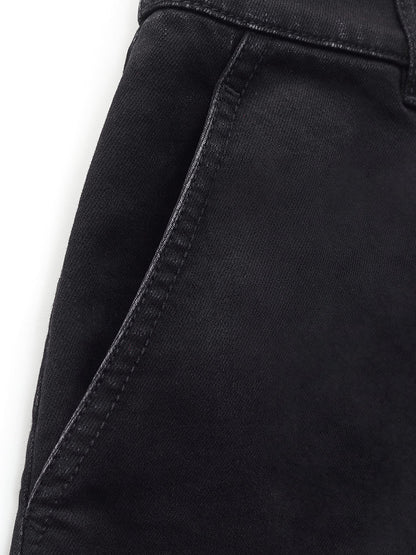 Denim Ceket Ve Kaşkorse Ve Beli Ayarlanabilir Etek Üçlü Takım