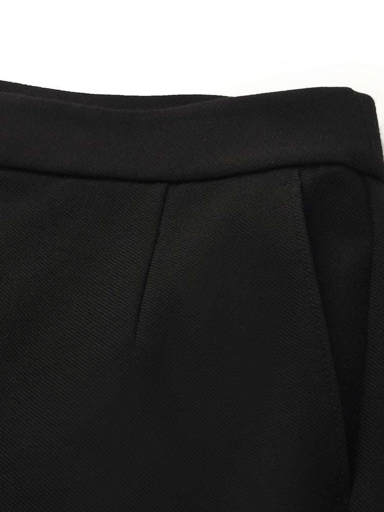 İnce Mikro Flared Kadın Pantolon