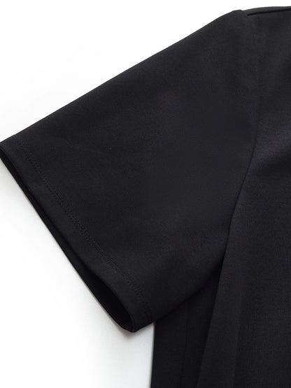 Pamuk Patchwork Beli Büzgülü Kadın Maxi Elbise