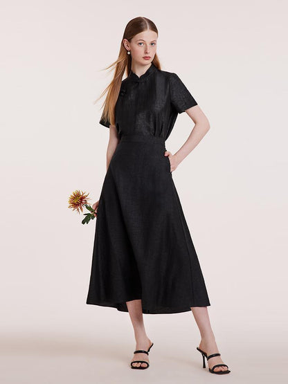 Xiang Yun İpek Cheongsam Kadın Üstü