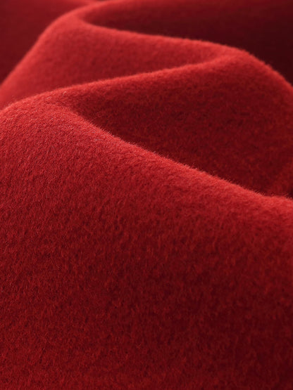 Tencel Yün Cheongsam Düğmeli Kadın Kaban