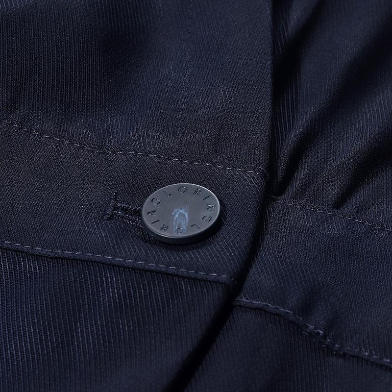 Tencel Asimetrik Tek Düğme Midi Elbise