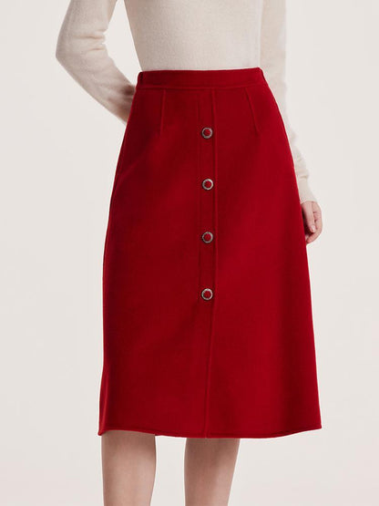 Tencel Yün Crop Ceket Ve Yarım Kadın Etek Takım