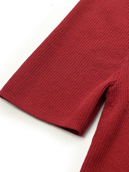 Tencel-İpek Karışımlı Dekolteli Kadın Örme Üst