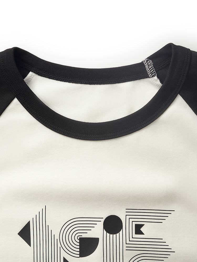 Goelıa X Chrıstıne Phung Raglan Kollu Crop Tişört