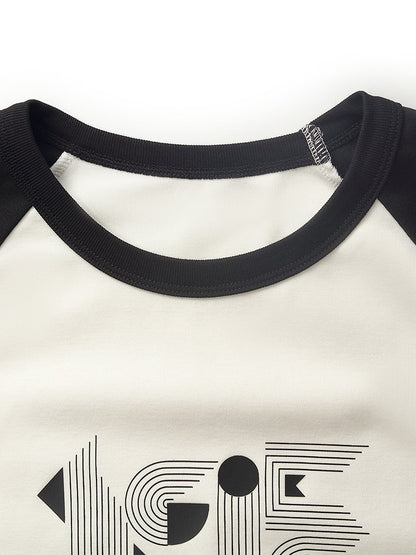 Goelıa X Chrıstıne Phung Raglan Kollu Crop Tişört