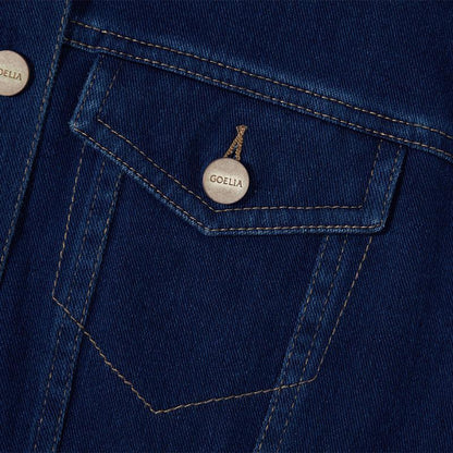 Kemerli Denim Mini Elbise