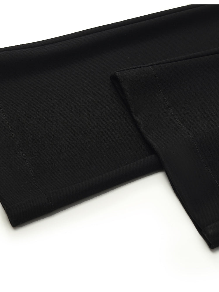 İnce Mikro Flared Kadın Pantolon