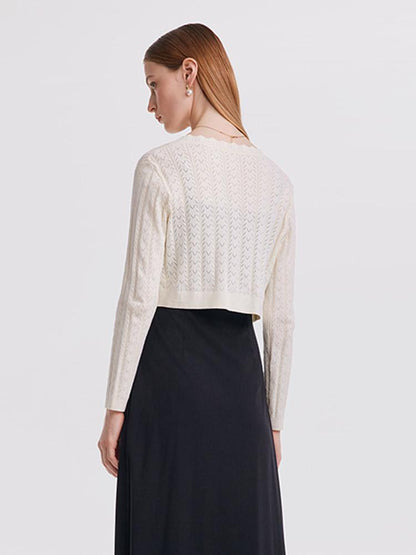 Hırka Ve Slip Midi İş Elbisesi İkili Takım