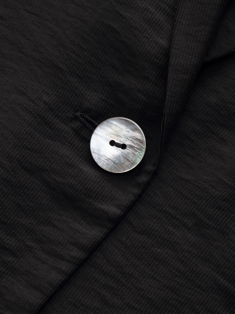 Tencel Tek Düğme Kadın Blazer