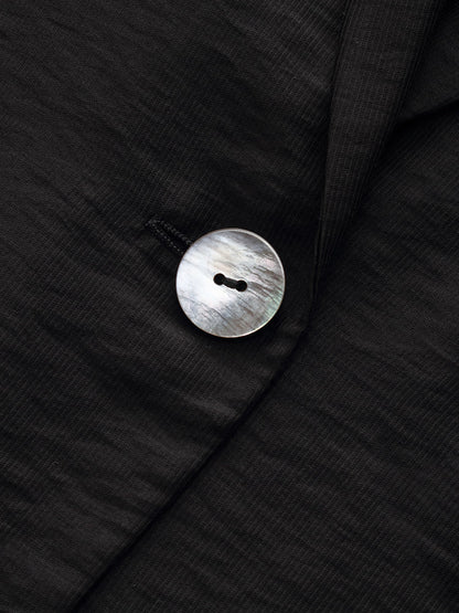 Tencel Tek Düğme Kadın Blazer