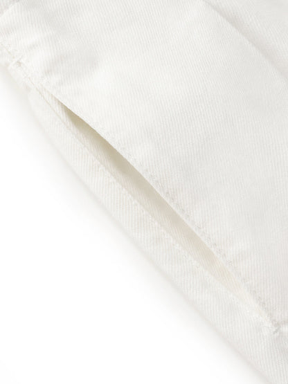 Denim Kadın Kemerli Geniş Paça Kot
