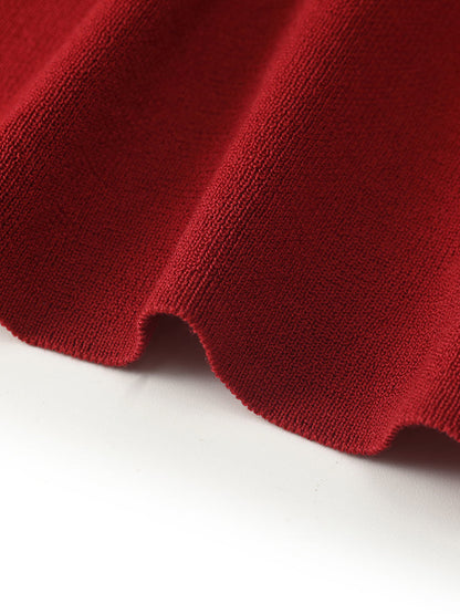 Tencel-İpek Karışımlı Kap Kollu Kadın Triko Üst