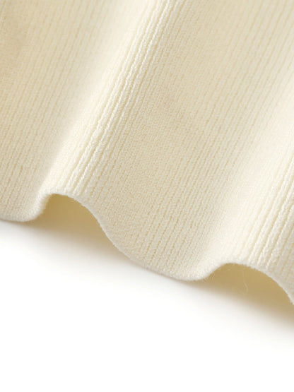 Tencel-İpek Karışımlı Çiçek İşlemeli Kadın Triko Üst
