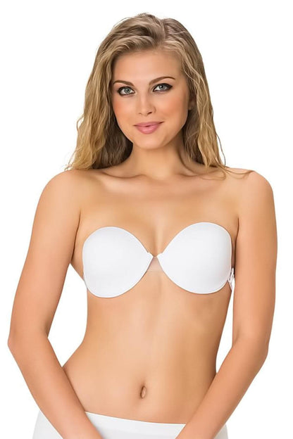 BEYAZ DesBerries 721 Şeffaf Askıllı Sütyen