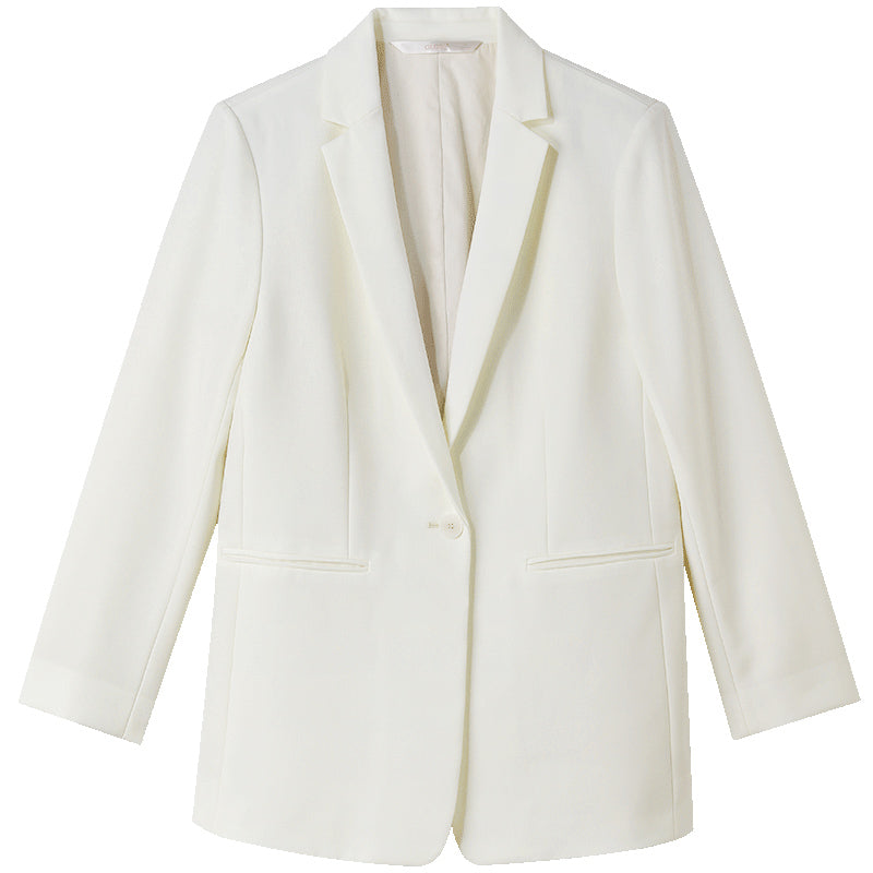 Yıkanabilir Kamgarn Yün Blazer
