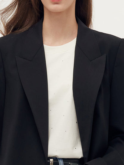 Makinede Yıkanabilir Yün Üniseks Blazer