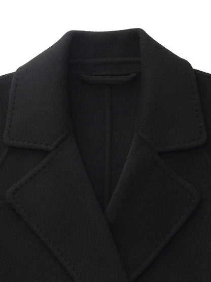 Kaşmir Ve Yün Unisex Wrap Kaban