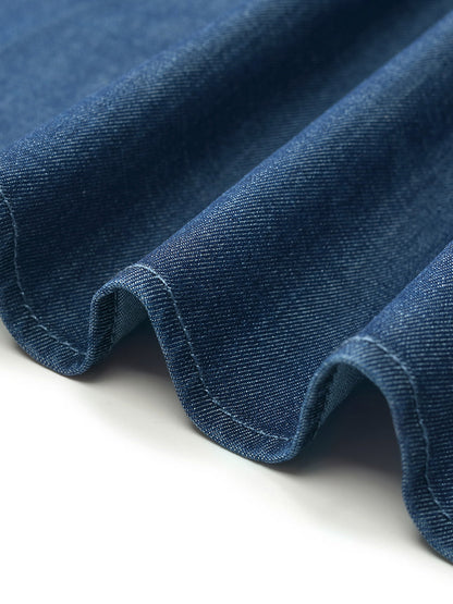 Ajur Büzgülü Hırka Ve Denim Spagetti Askılı İki Parça Takım